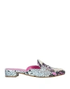 Spaziomoda Woman Mules & Clogs Fuchsia Size 7 Soft Leather In Pink