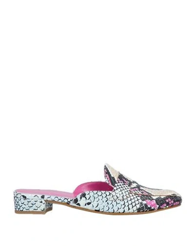 Spaziomoda Woman Mules & Clogs Fuchsia Size 7 Soft Leather In Pink
