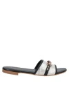 Spaziomoda Woman Sandals White Size 8 Soft Leather