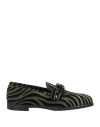 Spaziozero8 Woman Loafers Green Size 7 Leather