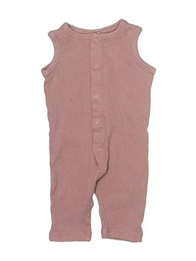 Pre-owned Spearmintlove Babies' Short Sleeve Onesie In Brown