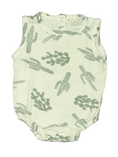 Pre-owned Spearmintlove Babies' Short Sleeve Onesie In Green