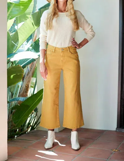 Special A Bootcut Ankle Pant In Mustard In Yellow