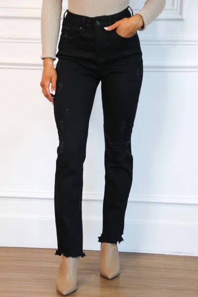 Special A Dakota Distressed Jeans In Black