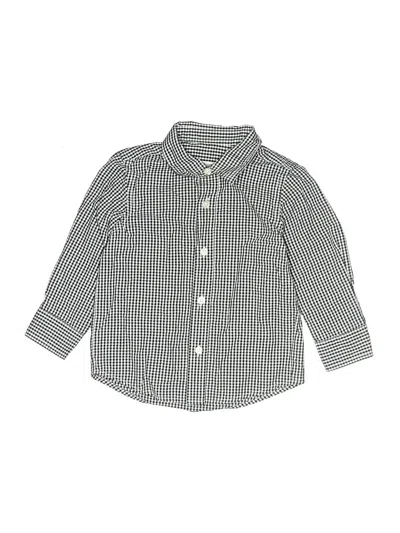 Pre-owned Special Editions Kids' Long Sleeve Button Down Shirt In Gray