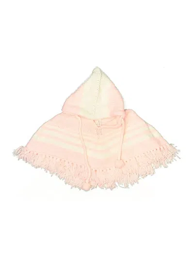 Pre-owned Specialty Girl Babies' Poncho In Pink