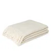 Spectra Brenta Alpaca Wool Throw In White