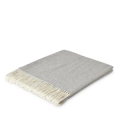 Spectra Saser Cashmere Throw In White
