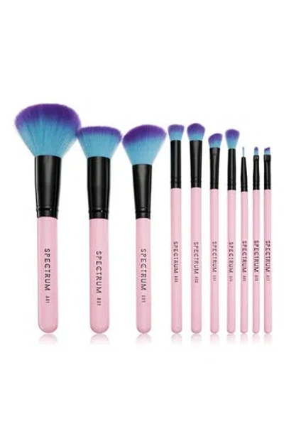 Spectrum 10-piece Essential Brush Set In Pink