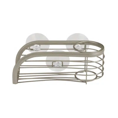 Spectrum Ashley Sponge & Brush Holder In Satin Nickel