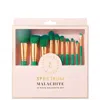 Spectrum Collections Spectrum Malachite 10 Piece Malachite Green Makeup Brush Set