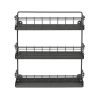 Spectrum Diversified Vintage 3-tier Spice Rack Food Dispenser In Gray