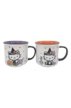 Spectrum Hello Kitty Bubbly Brew Set Of 2 Ceramic Mugs In Multi