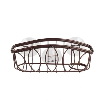 Spectrum Leaf Suction Sponge & Brush Holder In Bronze
