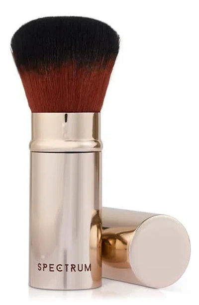 Spectrum Pantherine Retractable Kabuki Brush In Brown