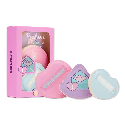 Spectrum Pusheen Gamer Girl 3-piece Puff Set