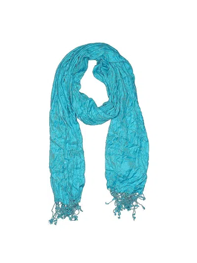 Pre-owned Spectrum Scarf In Blue
