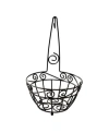 Spectrum Scroll Fruit Tree, Small In Black