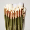 Spectrum X Katie Jane Hughes 25-piece Makeup Brush Set In Green