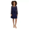 Speechless Big Kid Girls Long Sleeve A-line Dress In Blue