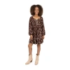 Speechless Big Kid Girls Long Sleeve A-line Dress In Multi