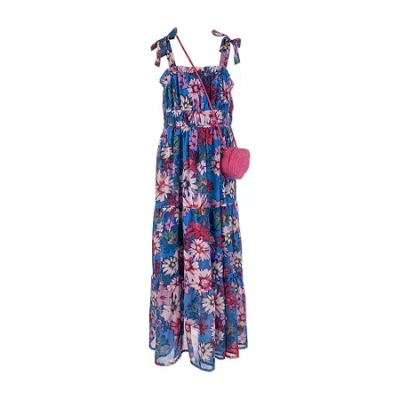 Speechless Big Kid Girls Plus Sleeveless Floral Maxi Dress In Multi