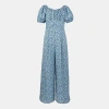 Speechless Big Kid Girls Scoop Neck Short Sleeve Jumpsuit In Blue