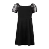 Speechless Big Kid Girls Short Sleeve A-line Dress In Black