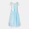 Speechless Big Kid Girls Short Sleeve A-line Dress In Blue