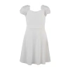 Speechless Big Kid Girls Short Sleeve A-line Dress In White