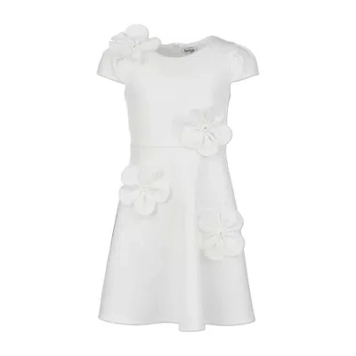 Speechless Big Kid Girls Short Sleeve A-line Dress In White