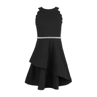 Speechless Big Kid Girls Sleeveless A-line Dress In Black