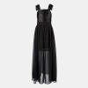 Speechless Big Kid Girls Sleeveless Maxi Dress In Black
