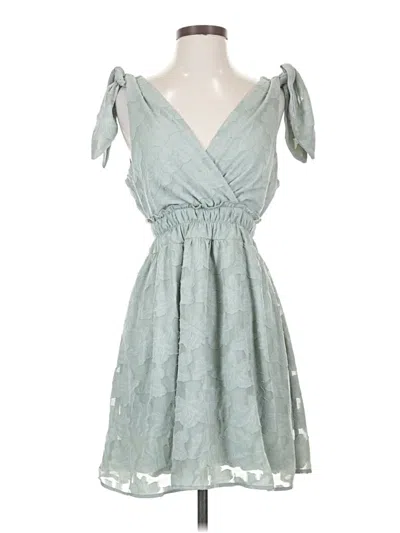 Pre-owned Speechless Casual Dress In Blue
