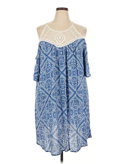 Pre-owned Speechless Casual Dress In Blue