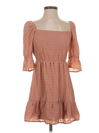 Speechless Casual Dress In Pink