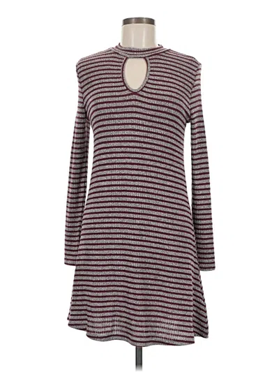 Pre-owned Speechless Casual Dress In Burgundy