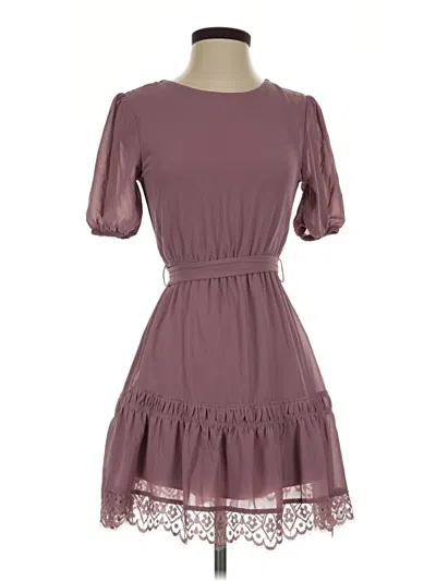 Pre-owned Speechless Casual Dress In Burgundy