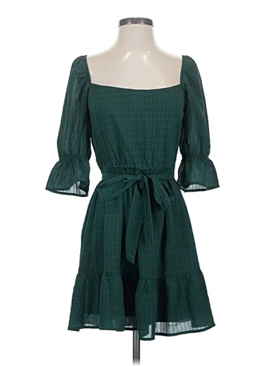 Pre-owned Speechless Casual Dress In Green