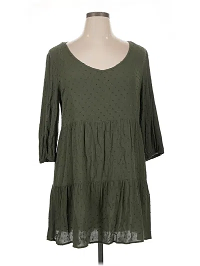Pre-owned Speechless Casual Dress In Green
