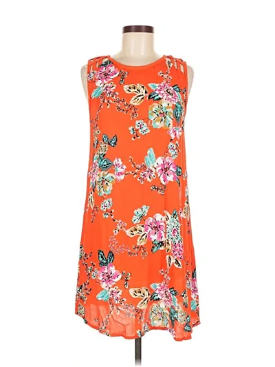 Pre-owned Speechless Casual Dress In Orange