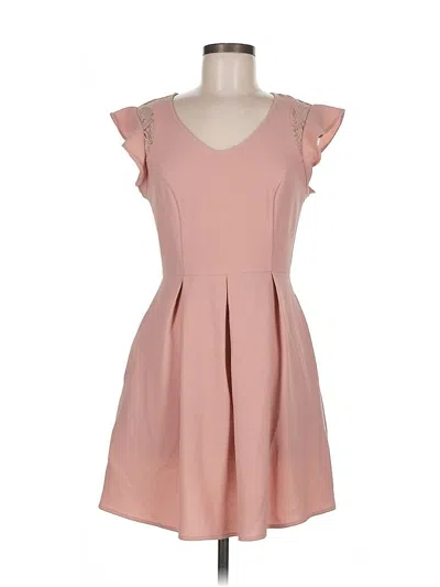Pre-owned Speechless Casual Dress In Pink