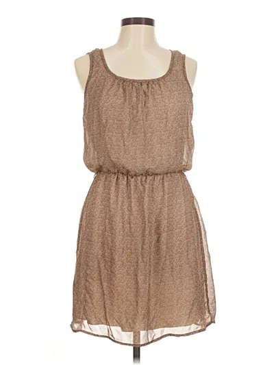 Pre-owned Speechless Casual Dress In Tan