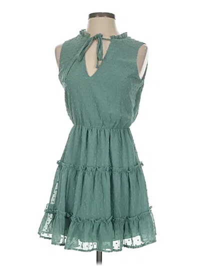 Pre-owned Speechless Casual Dress In Teal