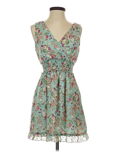 Pre-owned Speechless Casual Dress In Teal