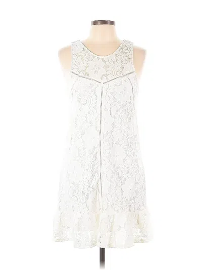 Pre-owned Speechless Casual Dress In White