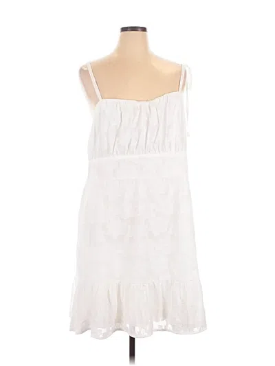 Pre-owned Speechless Casual Dress In White