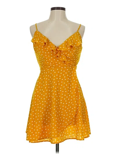 Pre-owned Speechless Casual Dress In Yellow