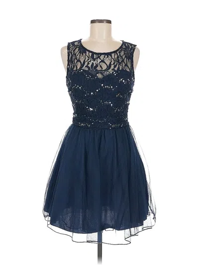 Pre-owned Speechless Cocktail Dress In Blue
