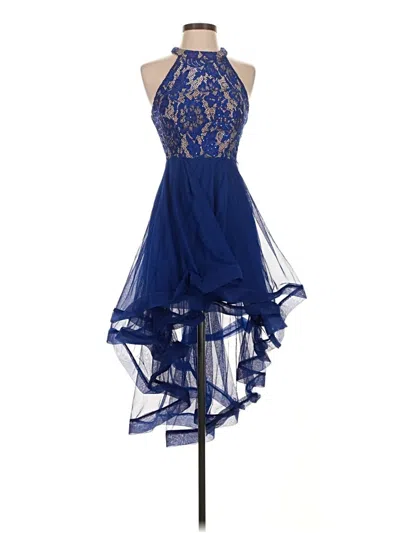 Pre-owned Speechless Cocktail Dress In Blue